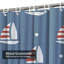 Rideau de douche imperméable avec 12 crochets SailorHeart-72987189