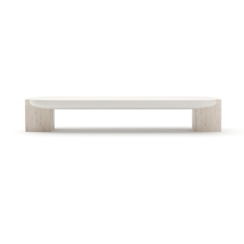 Caracole Stone Cocktail Table