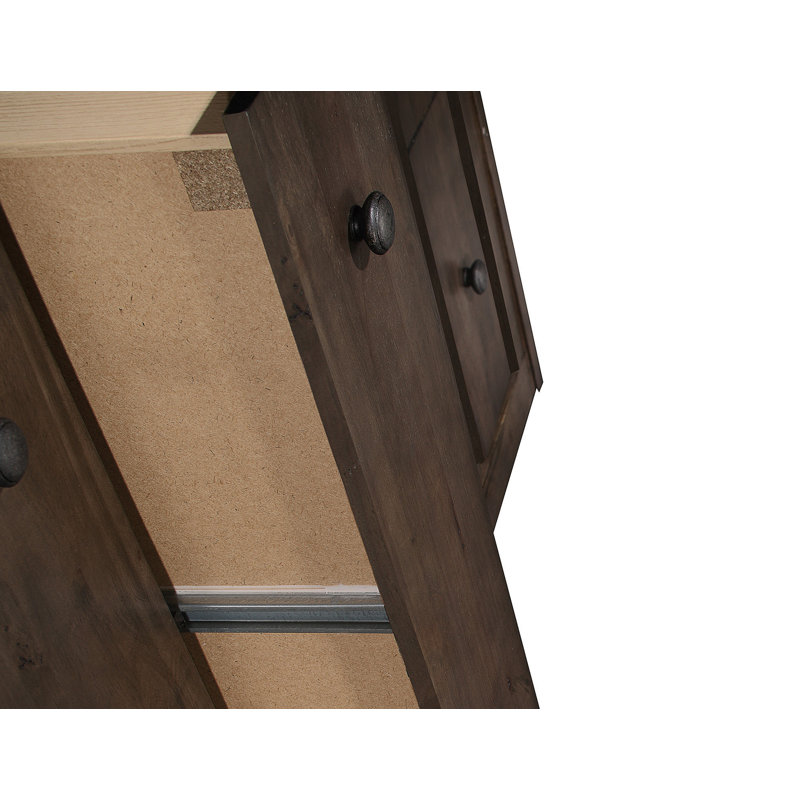 Commode brune à 9 tiroirs