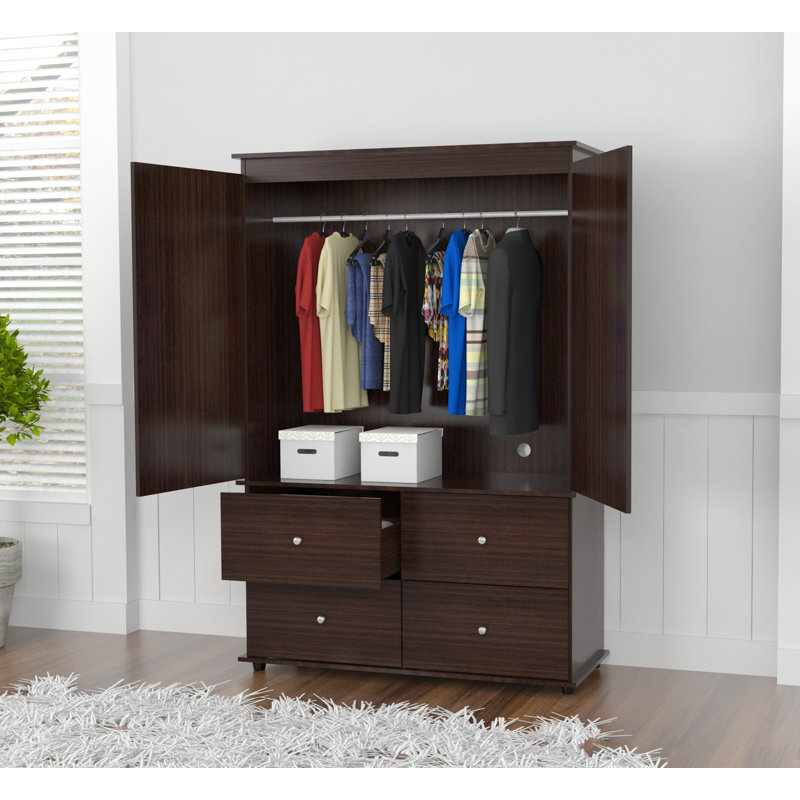 Cannady 47.3 " W TV Armoire, Espresso/Wengue