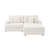 89" Modern 3 Seat Sofa Upholstered Corduroy Couch With Throw Pillows And Ottoman Suitable For Living Room, Bedroom, Office-2100606401