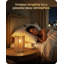 Petite lampe de table en rotin Boho avec ampoule DEL incluse
