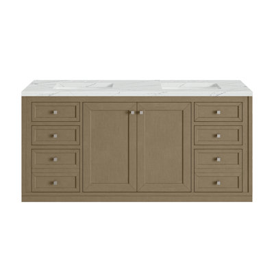 Chicago 60" Double Vanity W/FreePower Wireless Charger