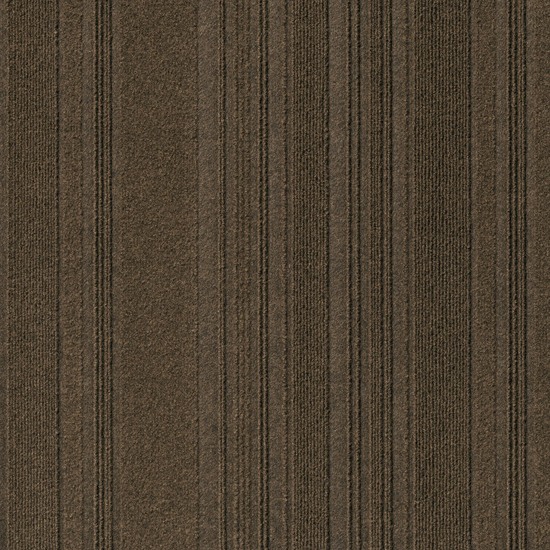 Premium Peel and Stick Polyester Carpet Tile 24" x 24", Mocha