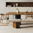 Brown Rectangle Solid Wood Dining Tables-359099782
