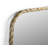 48" Brass Iron Framed Accent Mirror