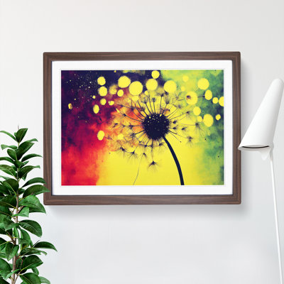 Dandelion Splash - Framed Print