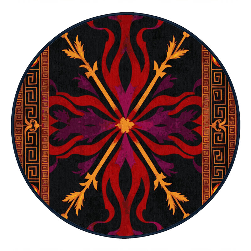 Enchanted Wreath Rug, Round 7'