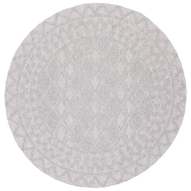 Lotus Performance Geometric Rug, Round 6'7"