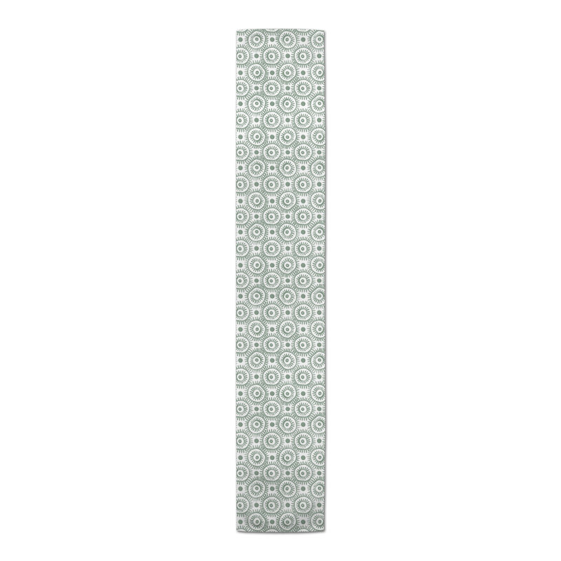 Chemin de table Boho, Vert, L 90 po