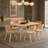 Nova Wood Dining Set with Curved Chairs-1445105542-1508586659