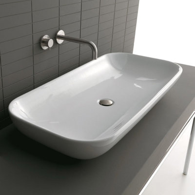 Ciotola 39.4'' L Bathroom Sink