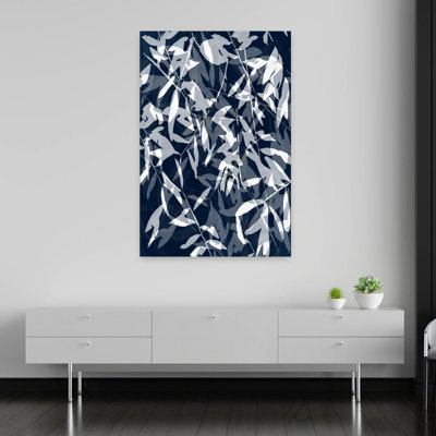 Art contemporain contemporain, arbre de bambou abstrait
