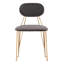 Chaise de salle à manger à dossier bas Chanoa