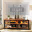 TV Stand Cabinet with LED Lighting and TV Mount-623996466