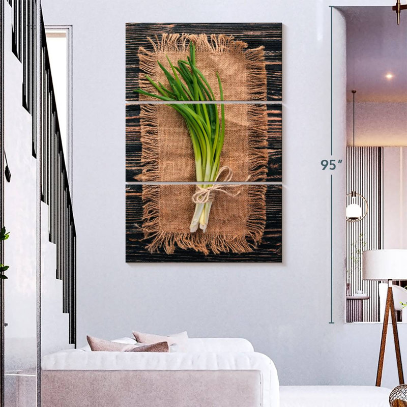 Harnek Bundled Scallions, 74" H x 48" W