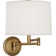 Sofia Solid Brass Plug-in Swing Arm Sconce
