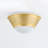 Elsmere Flush Mount in Aged Brass
