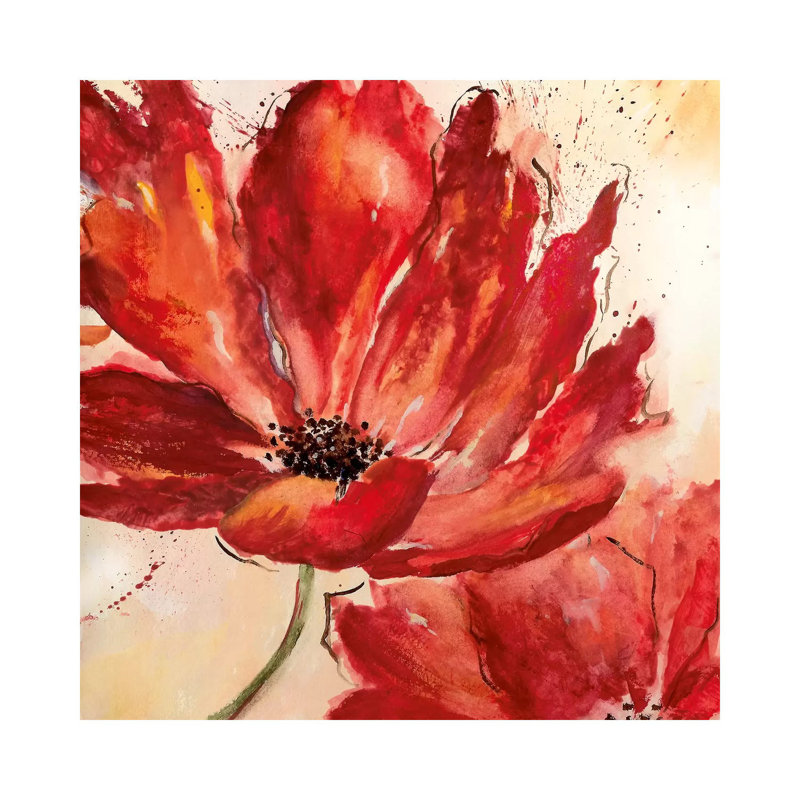 «Sunshine Day I» par Nan - reproduction d'art sur toile tendue, H 12 po x l 12 po x P 0,75 po