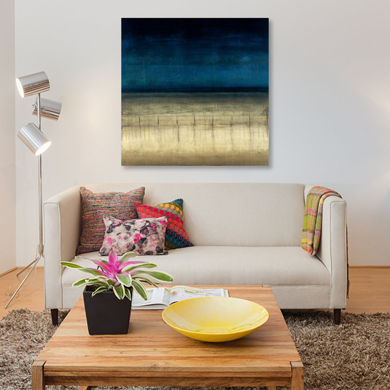 «Blue Dream», reproduction sur toile, H 37 po x l 37 po x P 1,5 po, Toile tendue, Pas de tapis