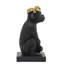 Figurine de singe en résine de polyrésine avec couronne florale.-1742024230-1742024232