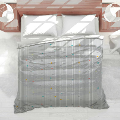 Polka Dots Bedding Pattern Comforter Modern