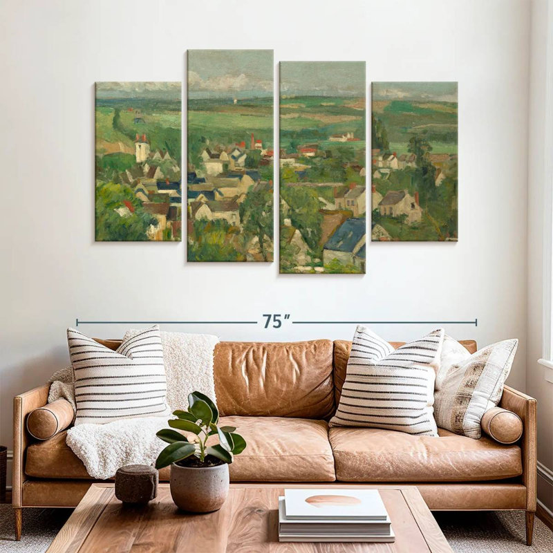 Vue panoramique d'Alvord Auvers, H 42 po x l 68 po