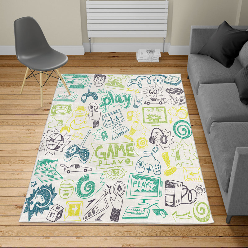 Tapis vert Jade, Rectangle 5 pi 2 po x 7 pi 6 po