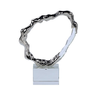 Small Metallic Ice Sculpture