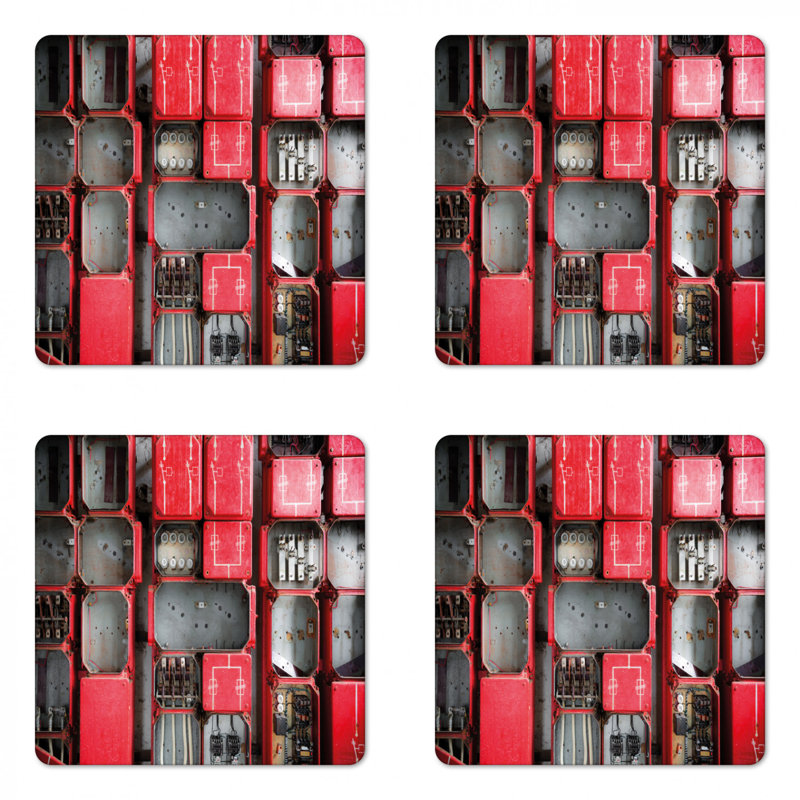Square 4 Piece Coaster Set
