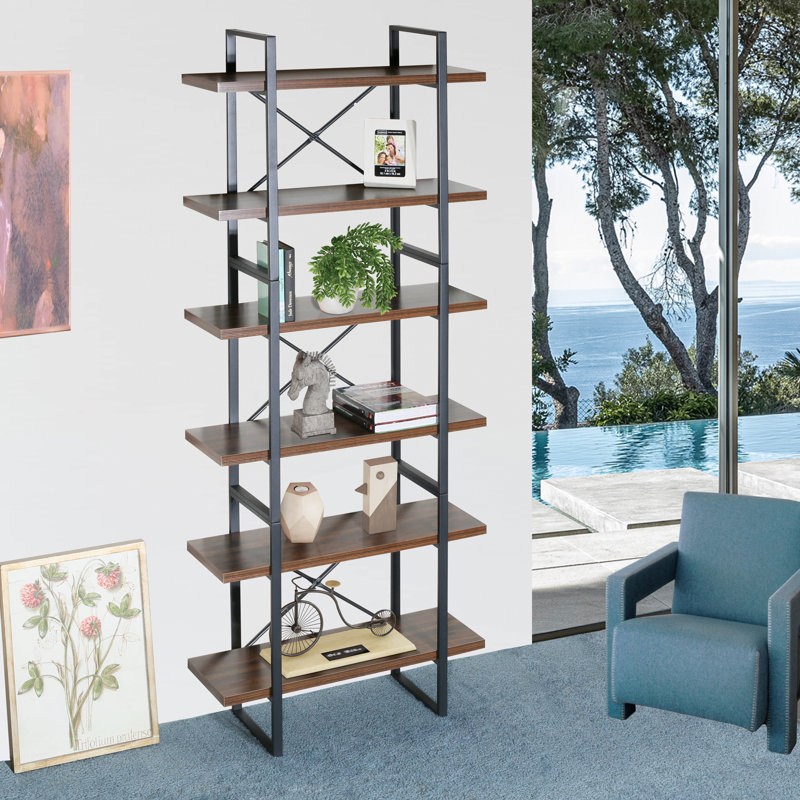 Etagere Bookcase, Brown