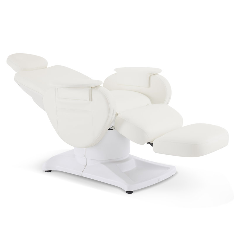 Power Facial Bed with Remote, Aesthetic Massage Bed with 3 Motors, Faux Leather