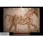 Powerful Giant Hand Painted Canvas Print