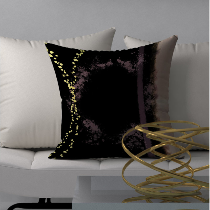O.K. Abstract Reversible Throw Pillow, 24" x 24"