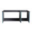 Meuble-lavabo flottant 48 po Ambergrove avec portes ondulées et fabrication en contreplaqué durable-123836450