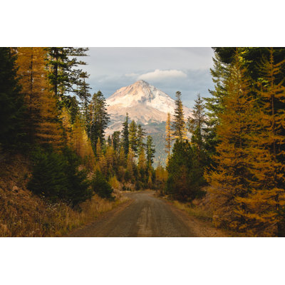 Mount Hood Framed - Wrapped Canvas Print