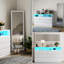 Commode 6 tiroirs avec miroir Kaydia