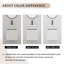 18" Single Bathroom Vanity With Ceramic Top-115143618