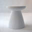 Table d'appoint d'extérieur robuste en faux terrazzo