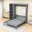 Lit escamotable en bois avec tablettes multifonctionnelles-987222058-987222061