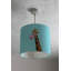 25cm H Canvas Drum Pendant Shade ( Clip On )