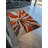Red-Beige Themed Falling Lightning Patterned Creative Modern Decorative Rug-52463992