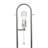 Metal Oval Shaped Black Accent Lamp