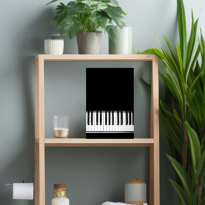 Elegant Piano Keys Abstract Contemporary Architecture Wall Art Print 1 Piece Wrapped Canvas Wall Art, 45.72cm H x 30.48cm W