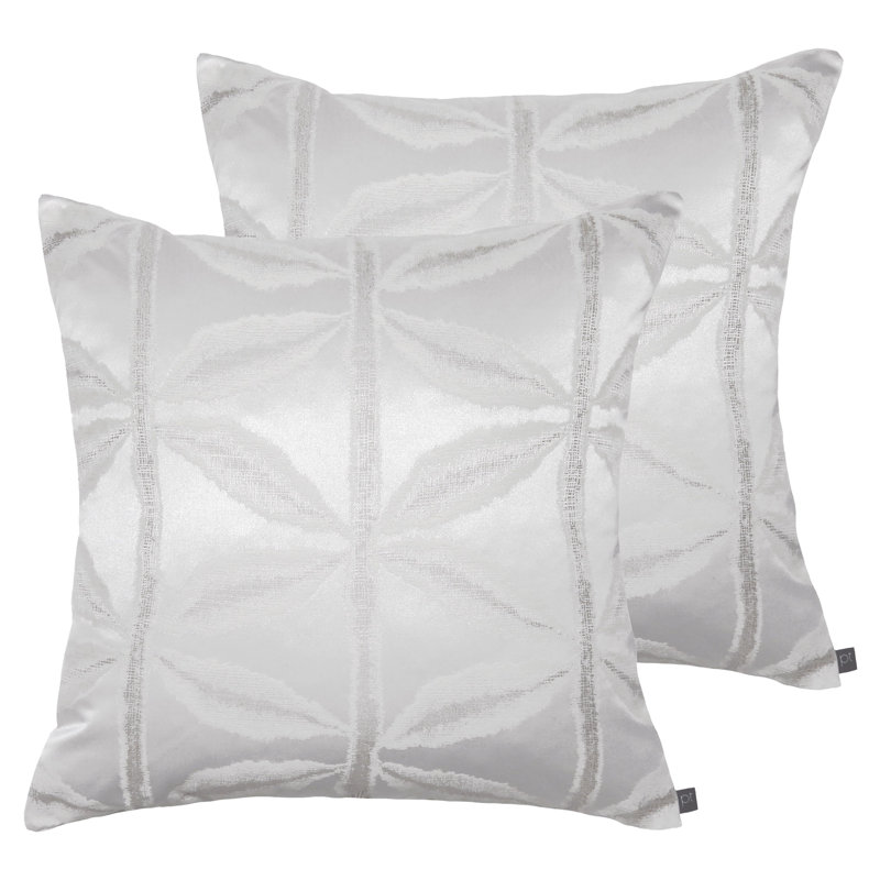 Floral Square Cushion, Opal