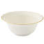 Ensemble de vaisselle élégant 24 pièces, blanc et doré, 6 assiettes de service (8,7 x 8,7 x 0,8 po), 6 assiettes (7,9 x 7,9 x 1,6 po), 6 bols (5,5 x 5,5 x 2,0 po), 6 assiettes à dessert ( 7,1 x 7,1 x 0,8 po) | 100% porcelaine, design exquis, parfait pour recevoir-1367256148