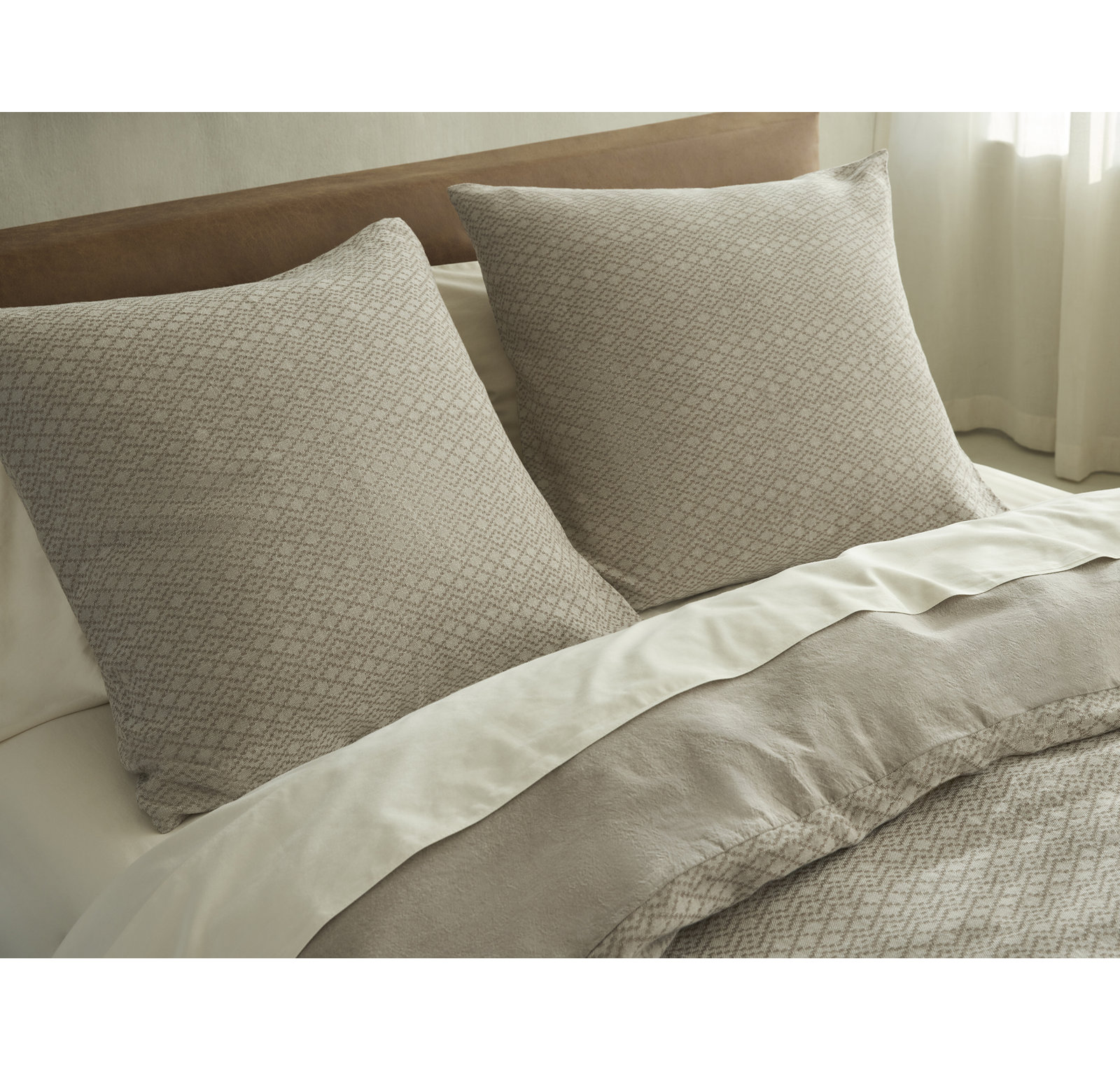 Capitola Organic Cotton Duvet Cover Set, King Duvet Cover