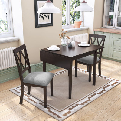 Exquisite 3-Piece Dining Table Set For Harmonious Dining Spaces, Ideal For Both Small And Formal Occasions