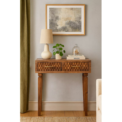 80cm Solid Wood Console Table