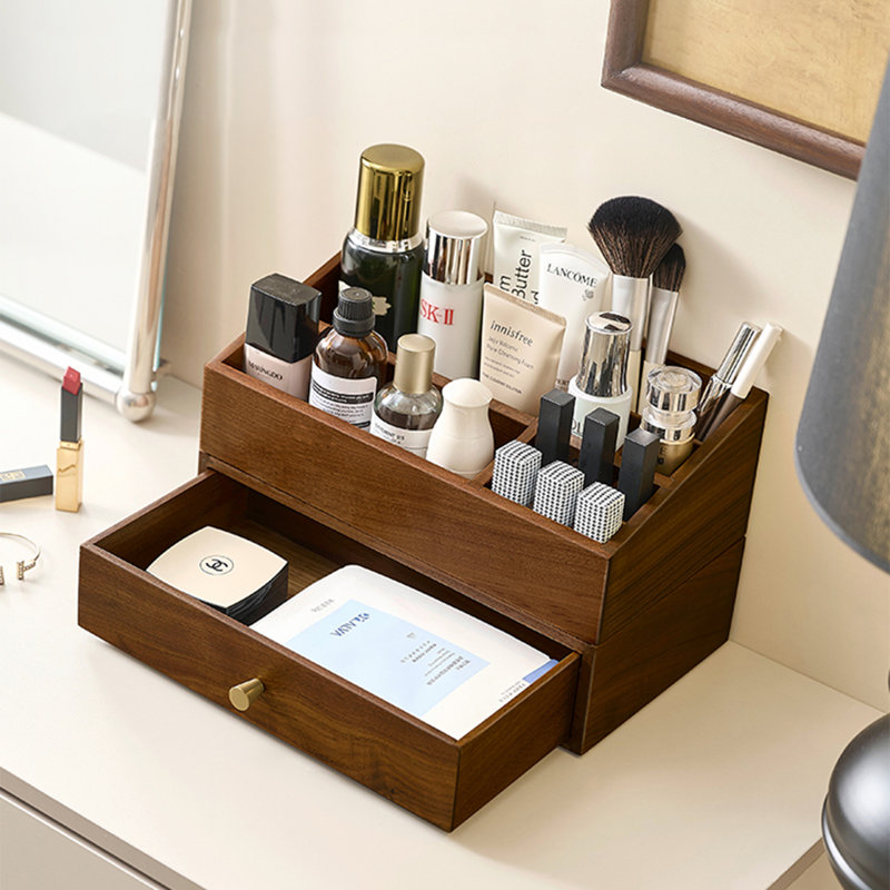 Makeup Organizer For Vanity,Countertop Organizer With Drawers